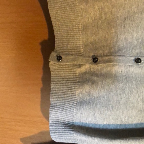 Gray cardigan sweater - Picture 3 of 4